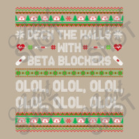 Deck The Halls With Beta Blockers Funny Nurse Christmas Ugly Premium T Sun Shade Cap | Artistshot