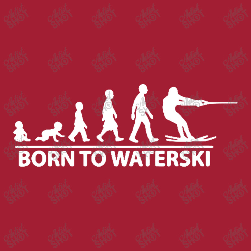 Born To Waterski Mesh Back Trucker Hat by michaelnaher | Artistshot