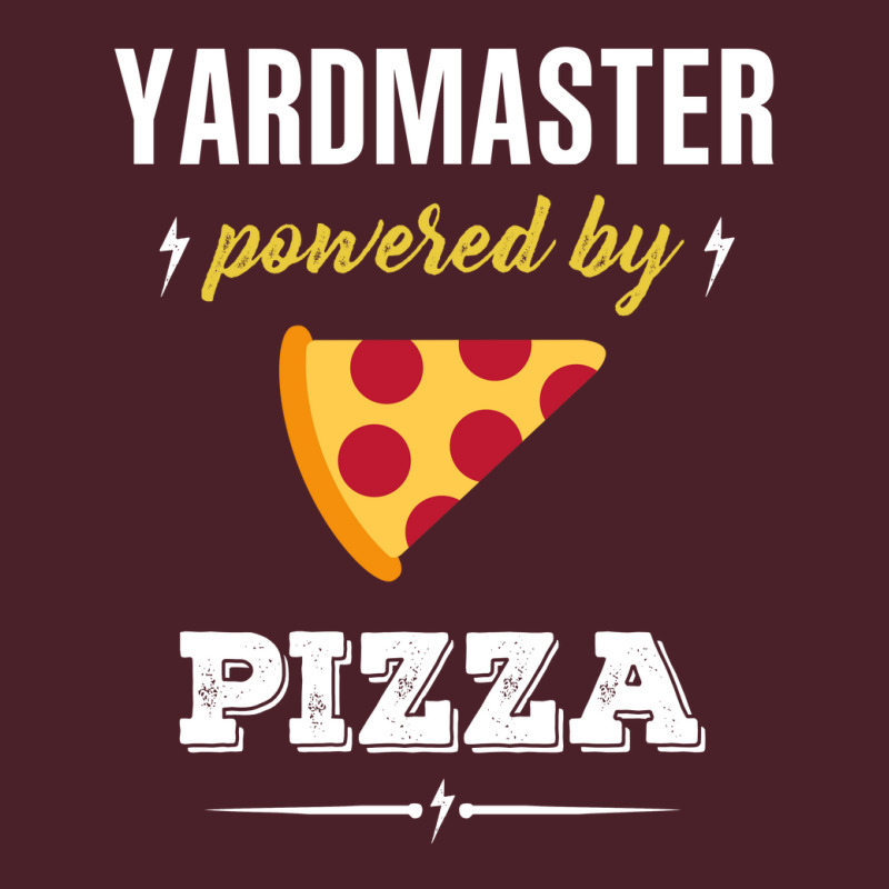 Yardmaster Powered By Pizza Funny Gift Mesh Back Trucker Hat by gizapoya | Artistshot