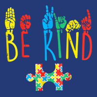 Be Kind Hand Sign Language Puzzle Autism Awareness Asl Mom Mesh Back Trucker Hat | Artistshot