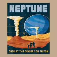 Retro Neptune Gaze At The Geysers On Triton Space Tourism T Shirt Mesh Back Trucker Hat | Artistshot