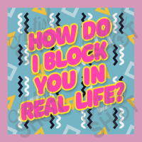 How Do I Block You In Real Lifetypography Design Tie Dyed Bucket Hat | Artistshot