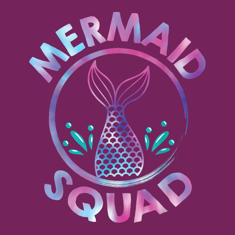 Mermaid Squad Mermaid Tail Toddler Girls Birthday Outfit T Shirt Tie Dyed Bucket Hat | Artistshot