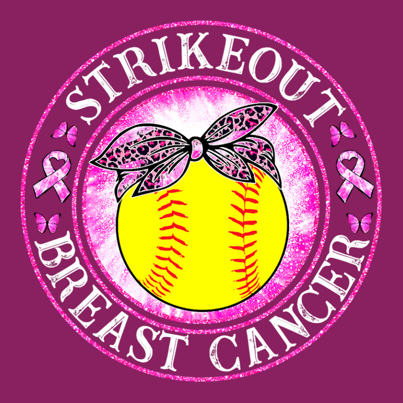 Softball Pitcher Hitter Catcher Strike Out Breast Cancer Awareness Sof Tie Dyed Bucket Hat by circularflap | Artistshot