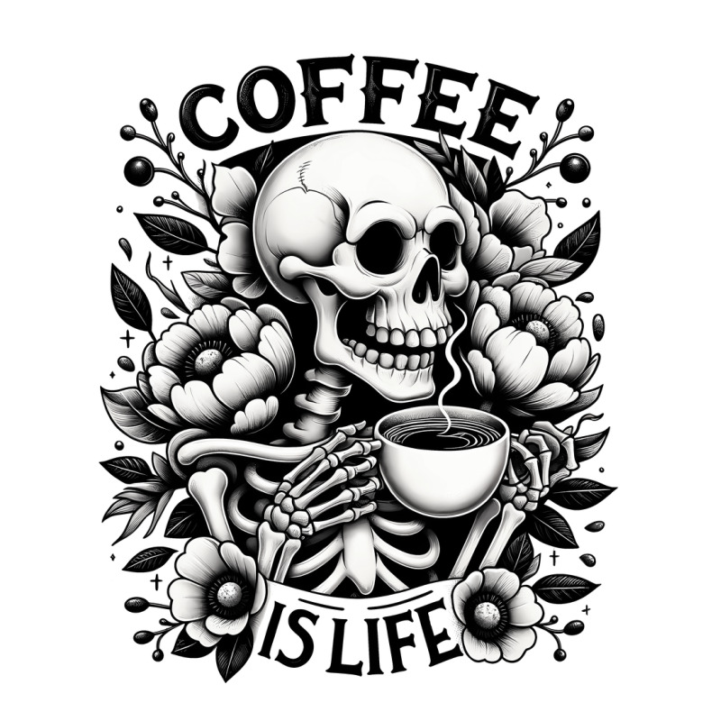 Coffee Is Life Funny Saying Coffee Lovers Crewneck Sweatshirt by DTFDOT | Artistshot