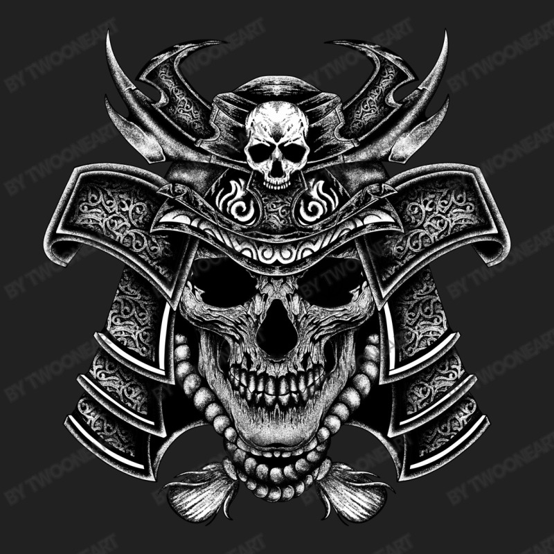 Samuarai Skull Head Basic Youth T-shirt by twooneart | Artistshot