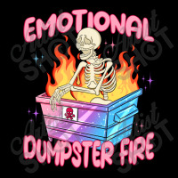 Emational Dumpster Fire Youth Zipper Hoodie | Artistshot