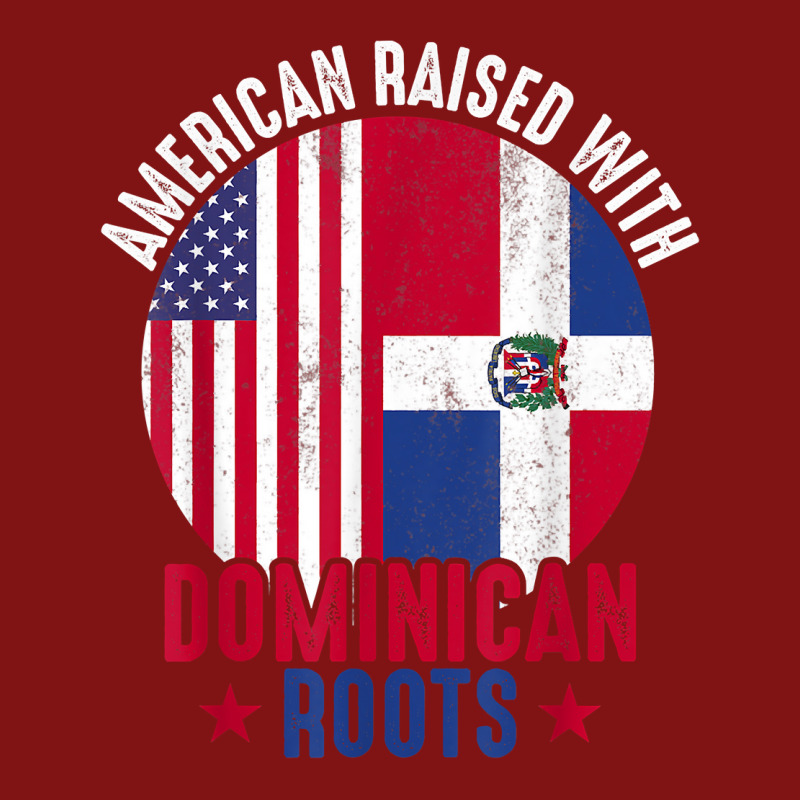 American Raised With Dominican Roots Dominican Republic Flag T Shirt Snapback Trucker Cap by ruffelbzk | Artistshot