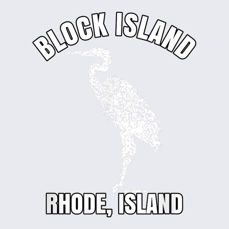 Block Island Rhode Island Shirt Light Vintage Distress Crane T Shirt Adjustable Baseball Cap by cm-arts | Artistshot