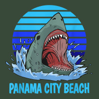 Panama City Beach Vacation Shark Theme Adjustable Baseball Cap | Artistshot