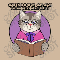 Curious Cats Visit The Library Purple Adjustable Baseball Cap | Artistshot