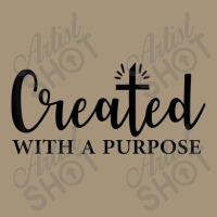 Created With A Purpose Christian Faith Men Women Dyed Cap | Artistshot