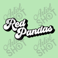 Red Pandas Vintage Retro Font Funny Dyed Cap | Artistshot