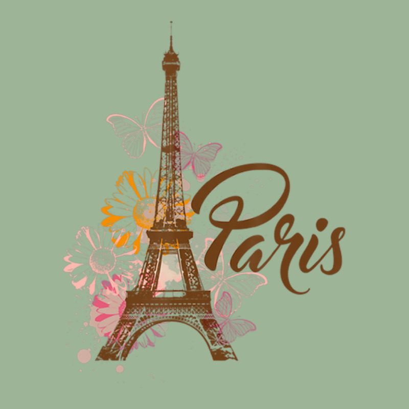 Vintage Paris I Love Travel Wanderlust Eiffel Tower Urban Heavy T-shirt by Kanmopsuk45 | Artistshot