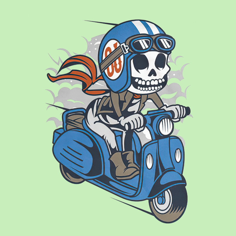 Skull Scooter, Skull, Scooter, Scooter Racing, Funny, Helmet, Motorcyc Urban Heavy T-shirt | Artistshot