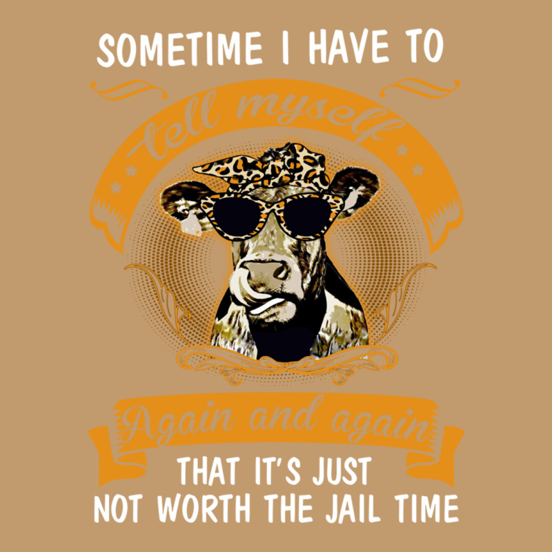 I Have To Tell Myself Again And Again Cow Heifer Fitted Scoop Urban Heavy T-shirt | Artistshot