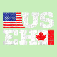 Useh Leaf Canadian American Flag Canada Usa Flag Gift Urban Heavy T-shirt | Artistshot