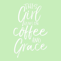 Christian Quote This Girl Runs On Coffee And Grace Urban Heavy T-shirt | Artistshot