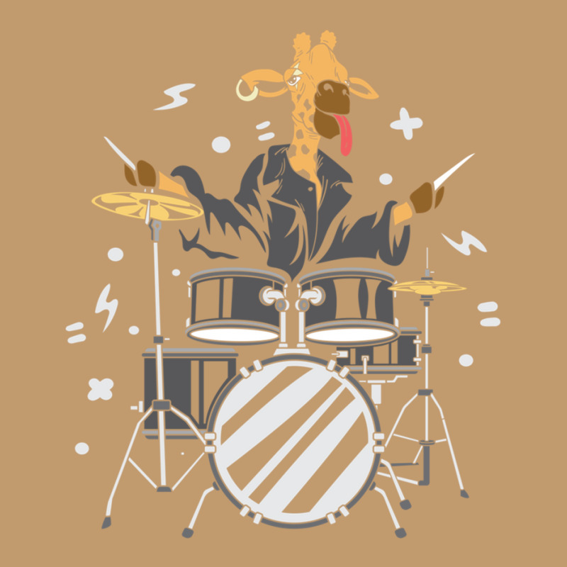 Giraffe Drummer Instrumentalist Gift Urban Heavy T-shirt by DenzelTyler | Artistshot