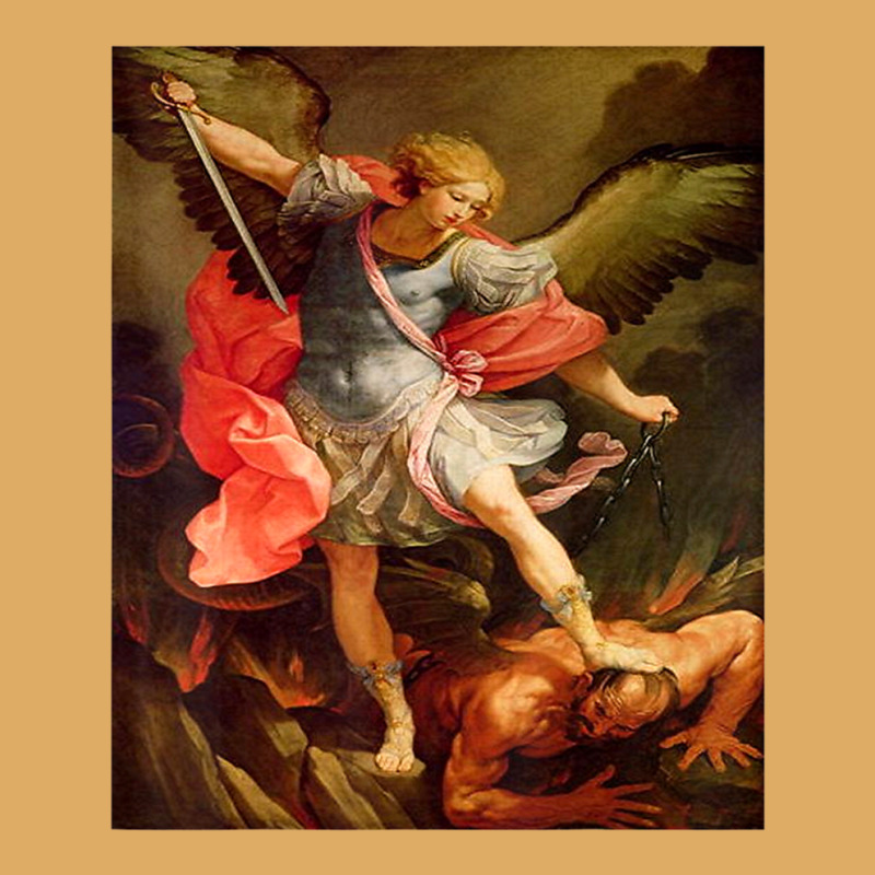 Angels Archangel Michael Defeating Satan Christian Warrior Urban Heavy T-shirt | Artistshot