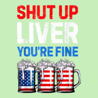 Us Flag Beer Mug Funny 4th Of July Shut Up Liver You're Fine Urban Pullover Hoodie | Artistshot