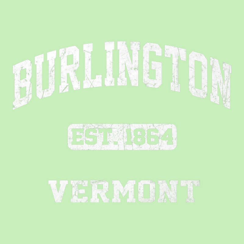 Burlington Vermont Vt Vintage State Athletic Style Premium T Shirt Urban Pullover Hoodie | Artistshot