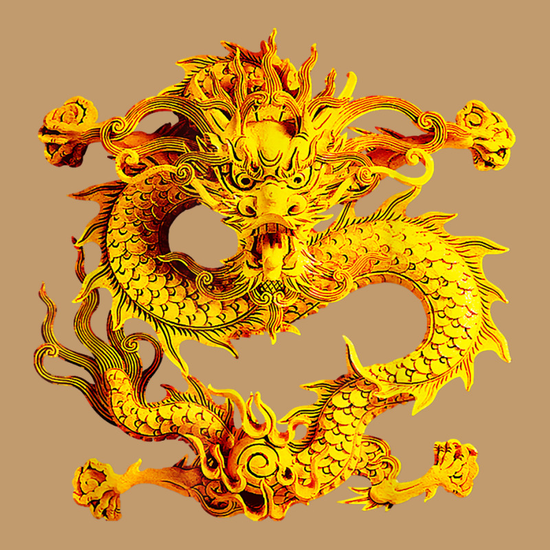 Fearless Golden Chinese Dragon Silhouette T Shirt 3d Effect Urban Pullover Hoodie | Artistshot