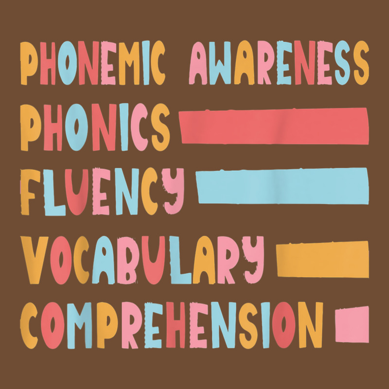 Phonemic Awareness Phonics Fluency Vocabulary Comprehension Leatherette Tumbler | Artistshot