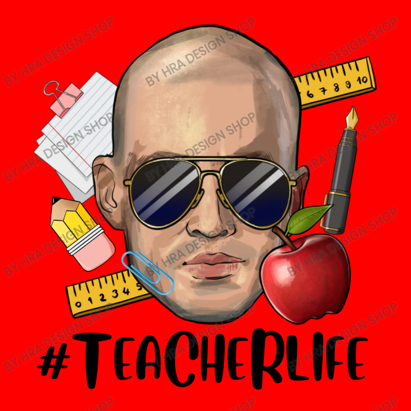 Bald Man Teacher Life Bomber Jacket | Artistshot