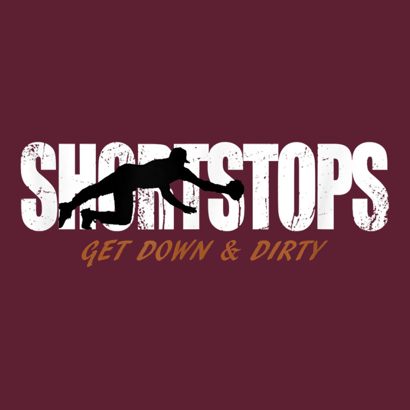 Baseball Softball Shortstop Tshirt Get Down And Dirty Shirt T Shirt Beanie | Artistshot