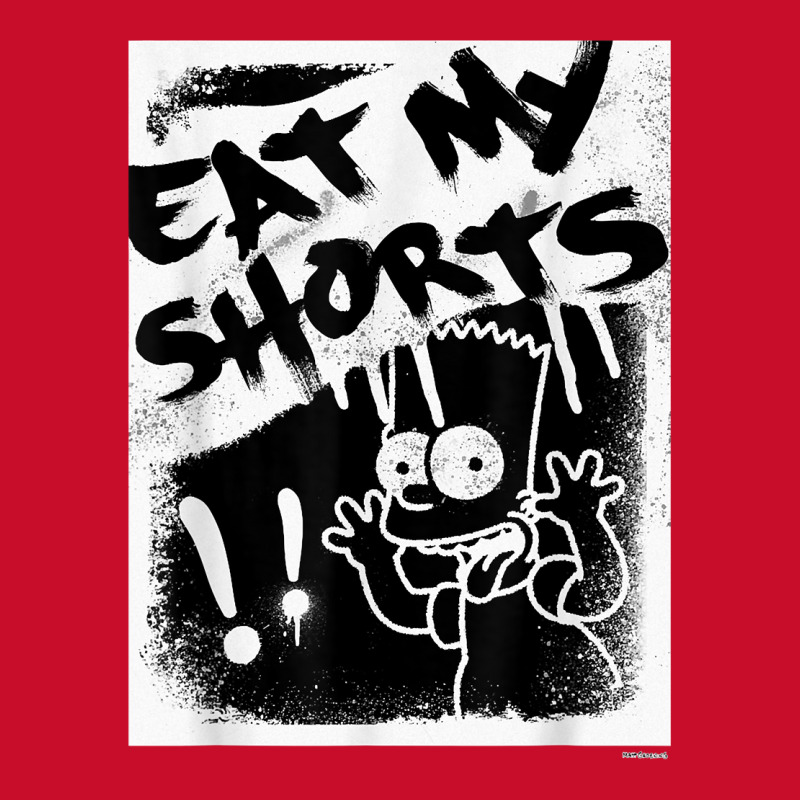 The Simpsons Bart Simpson Eat My Shorts Spray Paint Graffiti T Shirt Visor hat by evansjalayia | Artistshot