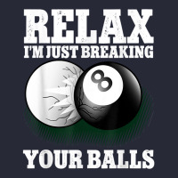 Relax I'm Just Breaking Your Balls 8 Ball Billiard Pom Pom Beanie | Artistshot