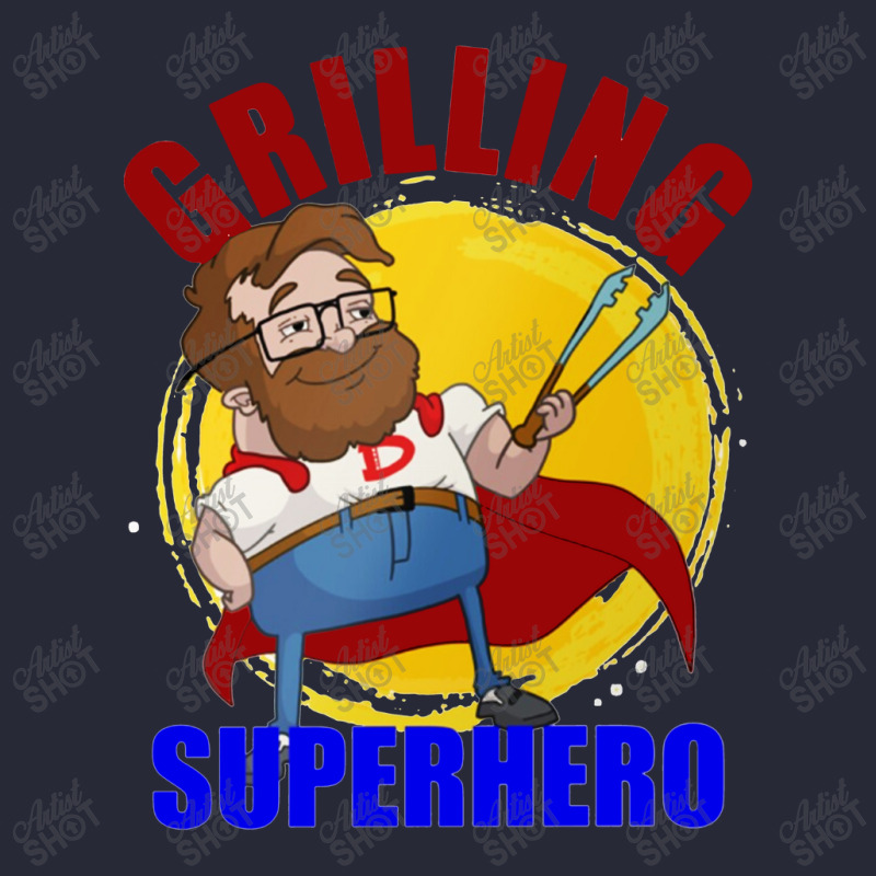 Grilling Superhero Pom Pom Beanie | Artistshot