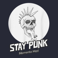 Memento Mori Stay Punk   Funny Goth Rock In Death And Life T Shirt Pom Pom Beanie | Artistshot