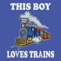 This Boy Loves Trains For A Train Lover Wagon Locomotive T Shirt Pom Pom Beanie | Artistshot