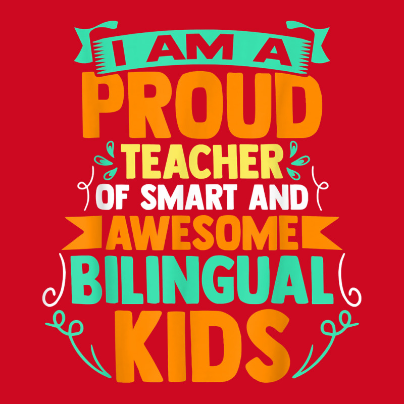 Proud School Teacher Bilingual Kids T Shirt Pom Pom Beanie by roussoevjaapg6u | Artistshot