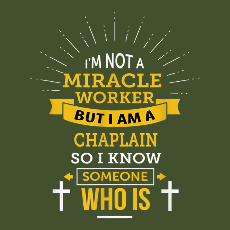 Chaplain Appreciation Miracle Worker Funny Quote Sun Shade Cap by Hoang95 | Artistshot