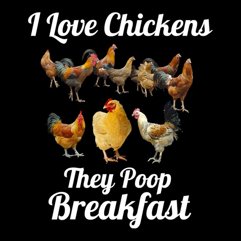 Chicken Chick I Love Chickens They Poop Breakfast Funny Chicken Farmer Mesh Back Trucker Hat by golferu | Artistshot