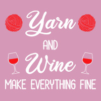 Yarn Lover T  Shirt Yarn And Wine Make Everything Fine T  Shirt Tie Dyed Bucket Hat | Artistshot