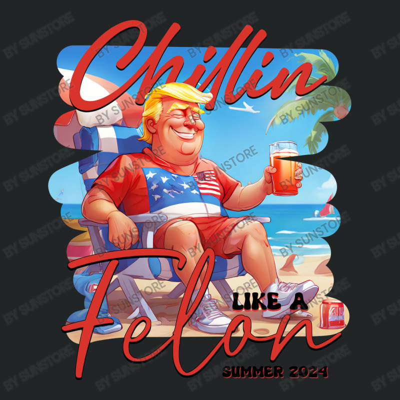 Chillin Like A Felon Funny Trump Tshirt, Trump Sum Duffel Bag | Artistshot