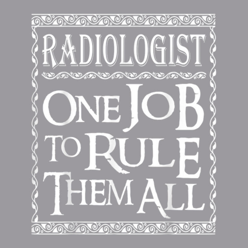 Radiologist One Job To Rule Them All Radiologist Adjustable Baseball Cap by Piggy | Artistshot