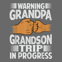 Warning Grandpa Grandson Trip In Progress   Trip With Granny Adjustable Baseball Cap | Artistshot