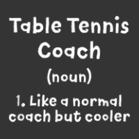 Table Tennis Coach Definition Funny Ping Pong Humor Adjustable Baseball Cap | Artistshot