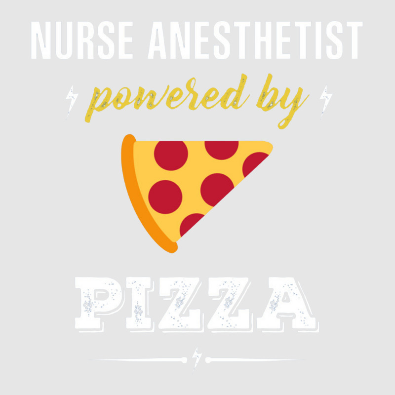 Nurse Anesthetist Powered By Pizza Funny Gift Adjustable Baseball Cap | Artistshot