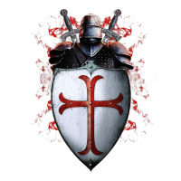 Knights Templar Flag Helmet Cross Sword Gift Pickleball Paddle | Artistshot