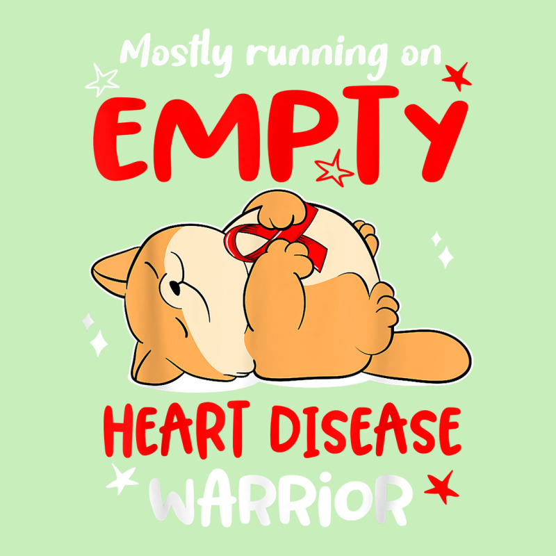 Mostly Running On Empty Heart Disease Warrior T Shirt Urban Heavy T-shirt by cm-arts | Artistshot