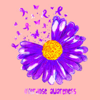 Butterfly Purple Ribbon Sunflower Overdose Awareness T Shir Urban Heavy T-shirt | Artistshot