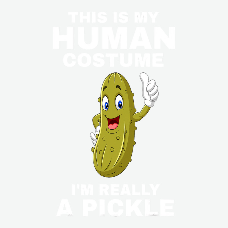 Funny This Is My Human Costume I M Really A Pickle Halloween Urban Heavy T-shirt | Artistshot