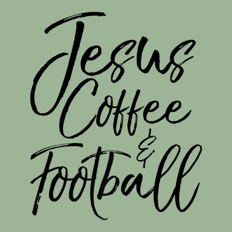 Christian Game Day Quote Jesus Coffee & Football Urban Heavy T-shirt | Artistshot