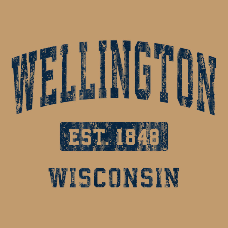 Wellington Wisconsin Wi Vintage Athletic Sports Design Urban Pullover Hoodie | Artistshot